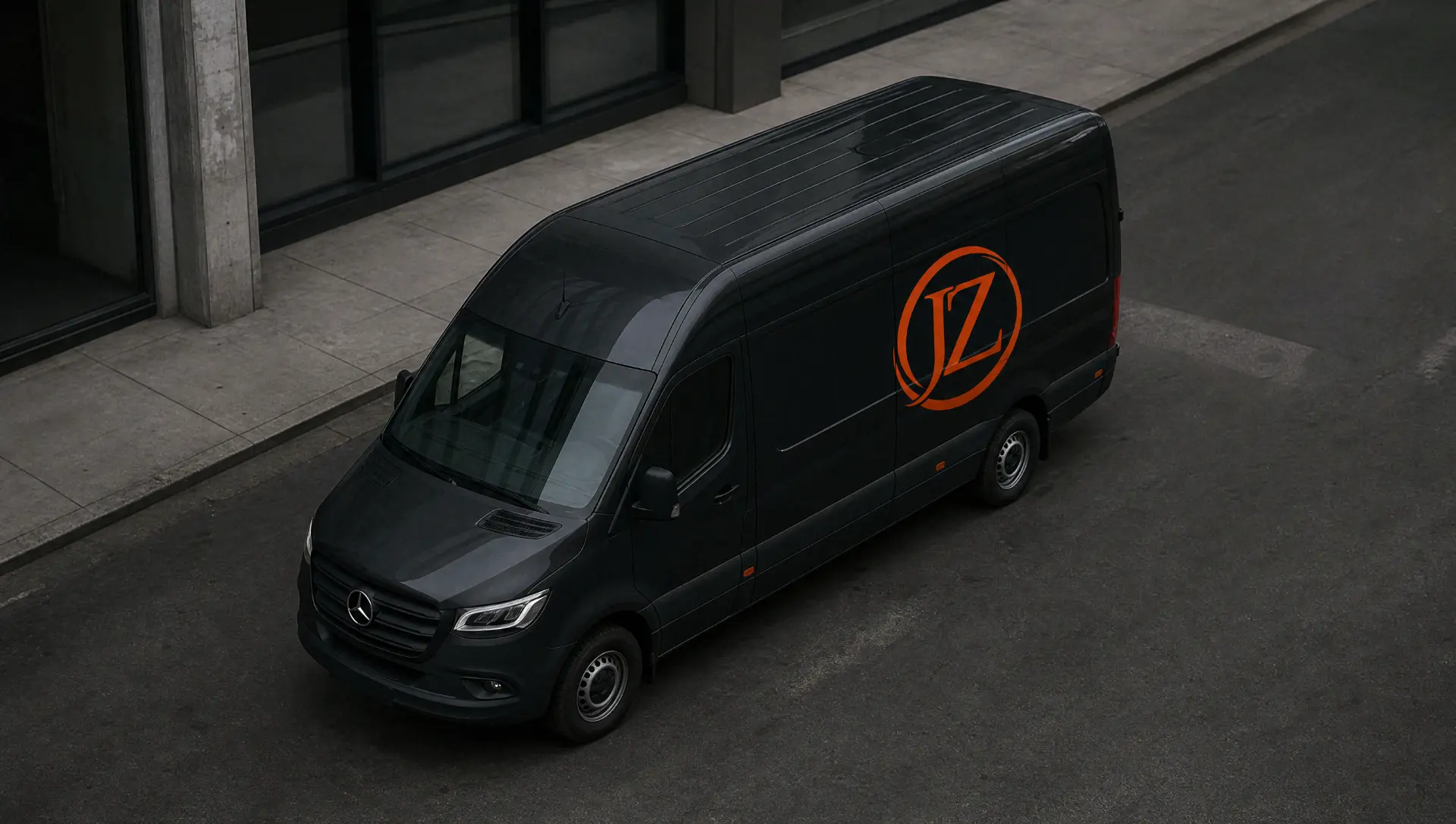 Jomuzon vans at night